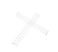 SHINEOFI Ressort de Compression Plat Trapézoïdal Haute Élasticité 2 Pièces en Acier Inoxydable 170mm Résistance à L'usure pour Applications Mécaniques Industrielles