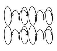 SHINEOFI Ressort de Tension en Acier Noir 5 Pouces 4 Pièces pour Meubles | Pièce de Rechange, Installation Facile, Soutien du Poids, Usage Polyvalent, Réparation de Mobilier