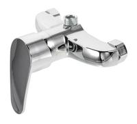 SHINEOFI Robinet Séparateur de Mural en Alliage de Zinc Argenté Surface Lisse et Finition Soignée pour Eau Chaude et Froide, pour Salle de Bain