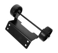 SHINEOFI Roue Chauffante de Terrasse Poulie de Chauffage de Terrasse 8x4 7x3 1 Fer et Plastique Noir pour Tour de Pont Chambre Balcon