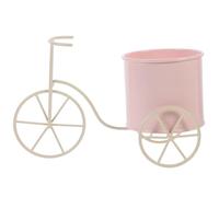 SHINEOFI Support à Fleurs en Fer, Vélo Décoratif pour Table, Rose