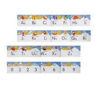SHINEOFI Tableau D'affichage des Chiffres L'alphabet 0-9 et Lettres Mobiles en Papier Adhésif Double-face, Décoration Polyvalente pour Salle de t Bureau