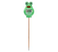 SHINEOFI Testeur D'humidité du Sol Mesure Ph, Jardinage Précis, Vert | Abs et Cuivre, Lecture à Aiguille, Contrôle Fiable des Plantes, Usage Jardin, Format Compact
