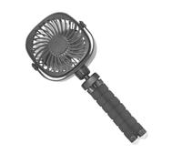 SHINEOFI Ventilateur à Pince Pieuvre Réglable USB Rechargeable pour Bureau | Structure Stable, Faible Bruit, PP Noir, pour Chambre et Berceau, Usage Bébé et Nourrisson