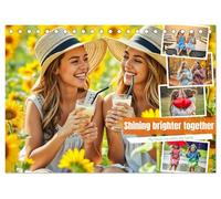 Shining brighter together - My heart, my sister, my home (Desk Calendar 2027 DIN A5 landscape), CALVENDO 12 Month DeskCalendar: The perfect calendar for you and your sister.