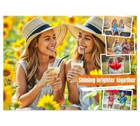 Shining brighter together - My heart, my sister, my home (Wall Calendar 2027 DIN A2 landscape), CALVENDO 12 Month Wall Calendar: The perfect calendar for you and your sister.
