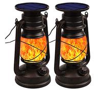 Shinmax Lanterne Solaire Extérieure,Lampe Solaire Eclairage Lanterne Solaire Jardin Tempête LED Éclairage Etanche IP65 Automatique ON/OFF Design Rétro Decorative pour Jardin,Terrasse,Cour,Camping,Fête