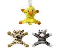 SHINROAD Aimmet de réfrigérateur en Tissu 3pcs Réfrigérateur Animal en Peluche Ensemble de Dessins de Dessins en Peluche décor magnétique pour Le Bureau de Bureau de Cuisine à Domicile. B