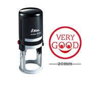 Shiny enseignants Personnalisée Timbres VERY GOOD ronde auto-encrage 20mm de caoutchouc Mini Timbre