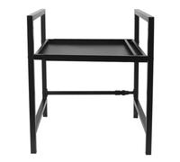 Shipenophy Grille de Four à -Ondes, étagère Extensible en Acier au | Durable, taille réglable, s\'adapte aux cuisines, polyvalent, installation facile