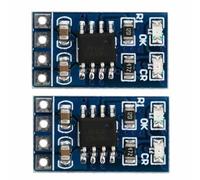 Shipenophy Module de Chargeur de Batterie au Lithium Solaire, Entrée 1A | Li Ion et LiPo, Panneau 5 V ou DC, Sortie Réglable, 2 Pièces, Contrôle Thermique, Protection contre les Surtensions, Mode