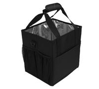 Shipenophy Sac de Transport de Boissons pour 4 Tasses, Séparateurs | Tissu Oxford 600D, Base, Livraison, Trajet Domicile-travail, Grands Récipients à Boissons, Rangement Pliable à Plat,