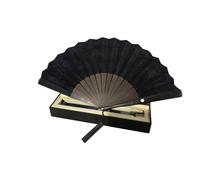 Shiseido Hanatsubaki Ougi - Ventilateur portatif d'été en bois avec pochette en textile (Cadeau)