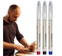 Shitafe Marqueur à pointe longue pour trous de perçage profonds, stylos marqueurs polyvalents pour trous profonds,Marqueur polyvalent pour trous profonds - Stylos de charpentier imperméables colorés