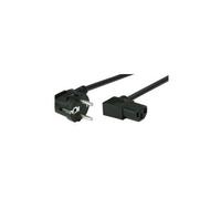 shiverpeaks BASIC-S câble d'alimentation Schuko, coudé, 1,8m