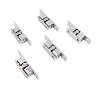 Shiwaki 5 pcs Ball Catch Nickelé Réglable Double Boule De Tension Rouleau Catch Loquet Quincaillerie pour Armoire Placard Meubles Porte (50 MM)