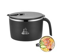 shjxi Bol pour soupe à pâtes, récipient portable pour repas - Grand bol à pâtes - Pour déjeuner, petit-déjeuner, collation, université, bureau, cuisine, camping, voyage, école