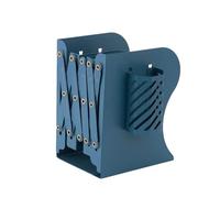 shjxi Petite bibliothèque de Bureau - Petite bibliothèque télescopique de Bureau - Bibliothèque de Bureau avec Porte-Stylo, Organiseur de Rangement en métal, étagère supérieure