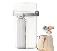 shjxi Récipient à salade de - Récipient alimentaire anti-fuite avec fourchette et cuillère - Pour la maison, le bureau, le congélateur, le camping, l'extérieur, les fêtes, les noix, les