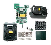Shntig Boîtier de batterie pour mise à niveau et réparation de batterie d'outils 18 V, avec port d'alimentation de type C et structure de carte PCB