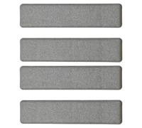 Shntig Lot de 4 marchepieds d'escalier en polypropylène Installation facile pour bois et escaliers 76 cm
