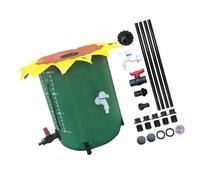 Shntig Récipient d'eau pliable en PVC de 50 litres pour le jardinage, le camping et l'irrigation de la cour, seau de collecte d'eau de pluie à bords lisses