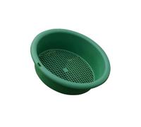Shntig Tamis de sol pour le jardinage empilable, tamis à granulés, poêle de prospection dorée pour prospection, mine, jardinage, conteneur filtre à sable