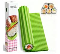 shofilt Sushi Making Kit, Premium Silicone Sushi Mat for Beginners and Kids, 8.6 x 8.2 Inches