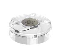 SHOP-STORY - Fly Trap : Piège à Mouches Électrique Silencieux, Rotatif, Non-Toxique et Utilisable en Intérieur comme en Extérieur