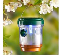 SHOP-STORY - SUNPOWER TRAP : Piège à Insectes Solaire à Lumière Bleue Anti Moustiques et Anti Guêpes
