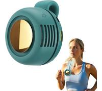 shopetei Ventilateur Portable avec Clip, 2026 New Mini Ventilateur Silencieux Sans Pales Portable avec Clip, Rechargeable 3 Vitesses,Mains Libres pour le Sport, Voyage, Extérieur (Vert)