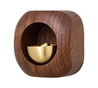 Shopkeepners Cloche pour ouverture de porte - cloches attachées | Cloche magnétique pour porte, une seule sonnette en bois pour le lavage de la maison