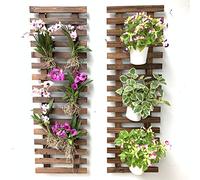 ShopLaLa Jardinière Murale Suspendue pour Plantes d'intérieur, Support de Plante, Support pour Plantes succulentes, Jardin Vertical, Grande décoration Murale pour Salon, décoration de Chambre pour