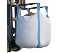 SHOPROM Sacs de jardinage homologués BigBag 1000 kg en polypropylène Résistant et réutilisable pour l'élimination des matériaux de construction et agricoles (Fonds fermé Ciel ouvert, 1 PIÈCE)