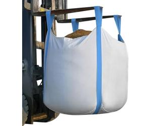 SHOPROM Sacs de jardinage homologués BigBag 1000 kg en polypropylène Résistant et réutilisable pour l'élimination des matériaux de construction et agricoles (Fonds fermé Ciel ouvert, 1 PIÈCE)
