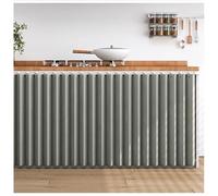 Short Cabinet Curtains for Shelves, Privacy Closet Curtain with Mute Track
