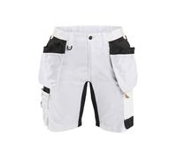 Short de peintre femme Blaklader - blanc/noir 44