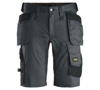 Short de travail extensible AW Snickers, gris et noir, taille 58