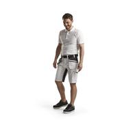 Short peintre +stretch Blanc/Gris foncé 109913301098 - Blaklader