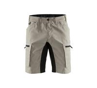 Blakläder Short de travail Service 14491845 Stretch Pierre/Noir C44