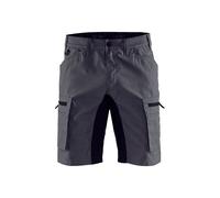 Blakläder Short de travail Service Stretch 14491845 Gris moyen/Noir Taille 38