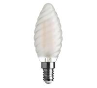 SHOT Ampoule LED Torsadée E14 4,5W - 470 lm - 4000 K - Verre Dépoli - Filament - Équivalente 40 W