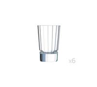 Shot en cristallin 6cl - Lot de 6 MACASSAR