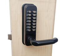 ShouSiFang Codelocks Serrure de porte étanche avec bouton-poussoir numérique, sans lliage de zinc - noir