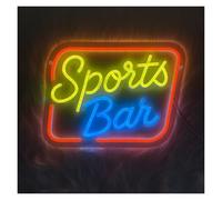 SHOUXI LED néon signe Enseigne Lumineuse Néon Sports Bar Pour Club D'affaires, Salle De Jeux, Pub, Taverne, Alimentation USB, Intensité Variable, 35cm