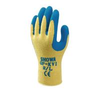 SHOWA GP-KV1, Enduction de Latex, Anti coupures, Jaune/vert, 8/M