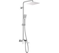 Shower head with bathtub mixer - movable spout