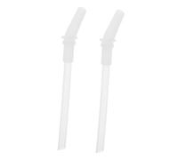 SHOWERORO 2 Ensembles De Pailles En Silicone De Remplacement Avec Embouts De Paille Remplacement Universel De Buse En Silicone Pour Enfants Gobelets À Boire Accessoire De Tasse D'Eau