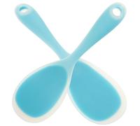 SHOWERORO 2pièces Lot De Cuillères à Riz Compactes Et Réutilisables Spatule à Riz Pratique Et Sûre Pour Cuisine Domestique Accessoire De Quotidien