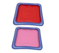 SHOWERORO 2pièces Plateau De Service Gonflable Pour Glace Accessoire De Bbq Et Pique- Aléatoires